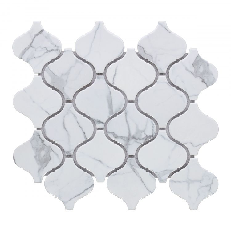 Arabesque Statuario Glossy 9.5 x 11